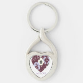 Porte-Clés Édition My Love – Cœur Violet キーホルダー (正面)