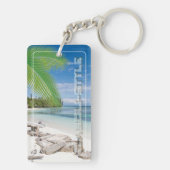 Porte-clés en acrylique CAGOU ( Cagou-Style) キーホルダー (裏面)