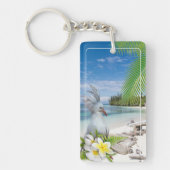 Porte-clés en acrylique CAGOU ( Cagou-Style) キーホルダー (正面)