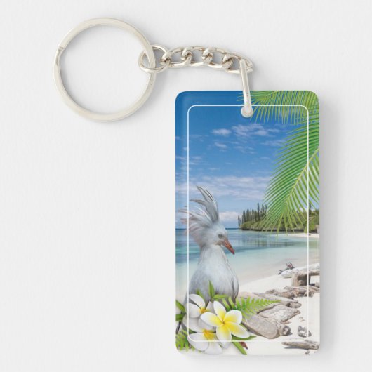 Porte-clés en acrylique CAGOU ( Cagou-Style) キーホルダー (正面)