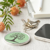 🌳Porte-Clés en Aluminium Arbre de Vie キーホルダー (側面)
