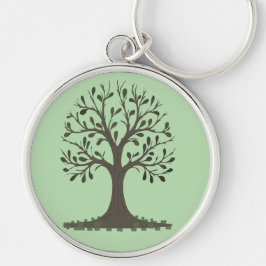🌳Porte-Clés en Aluminium Arbre de Vie キーホルダー