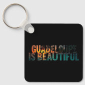 Porte-Clés Guadeloupe Is Beautiful | Keychain キーホルダー (正面)