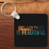 Porte-Clés Guadeloupe Is Beautiful | Keychain キーホルダー (正面)