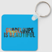 Porte-Clés Guadeloupe Is Beautiful | Keychain キーホルダー (裏面)