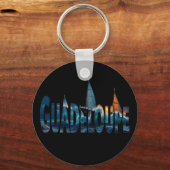 Porte-Clés Guadeloupe Sunset | Keychain キーホルダー (正面)
