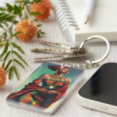 PORTE CLES MADRAS キーホルダー (正面右)