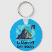 Porte-Clés Martinique Le Diamant | Keychain キーホルダー (正面)