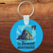 Porte-Clés Martinique Le Diamant | Keychain キーホルダー (正面)