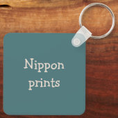 Porte-clés Moonlit Bird on Blossom Branch キーホルダー (裏面)