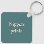 Porte-clés Moonlit Bird on Blossom Branch キーホルダー (裏面)