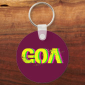 Porte-clés psychédélique goa キーホルダー (正面)