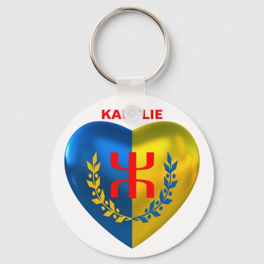 Porte-clés rond, KABYLIE 2972 キーホルダー (正面)