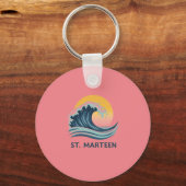 Porte-Clés Saint-Martin SXM | St Maarten キーホルダー (裏面)