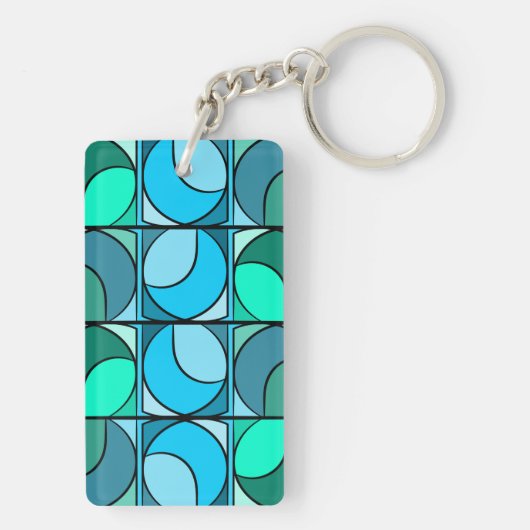 Porte-clés seventies bleu キーホルダー (裏面)