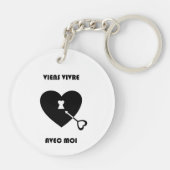 Porte-clés "Viens vivre avec moi" キーホルダー (裏面)