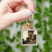 Porte de Justice、アルハンブラ、グラナダ(キャンバスの油 キーホルダー (手)