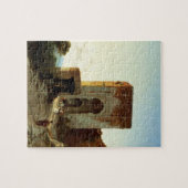 Porte de Justice、アルハンブラ、グラナダ(キャンバスの油 ジグソーパズル (横)