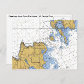 Porte Des Morts、WI Death Door、ハガキ航海のー ポストカード (正面/裏面)