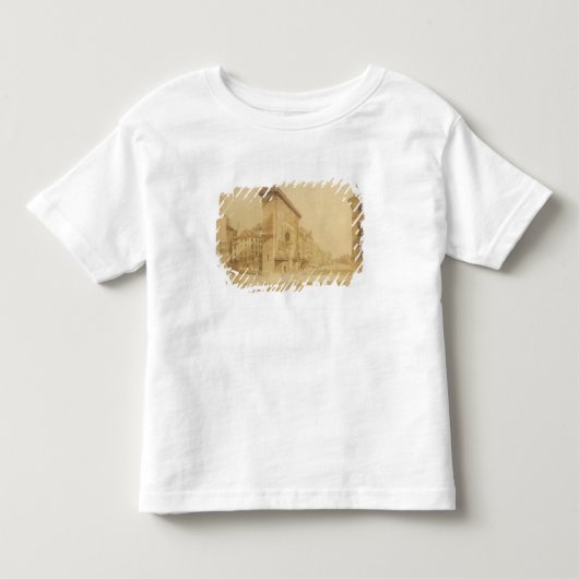 Porte St Denis、パリ(w/c) トドラーTシャツ (正面)