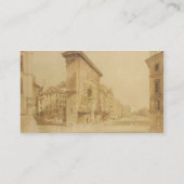 Porte St Denis、パリ(w/c) 名刺 (裏面)