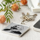 Porteclés carré Karl Marx - grand キーホルダー (側面)