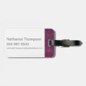 PORTENTINA GOLDSTEIN™ MACUSA™グラフィック ラゲッジタグ (裏面横)