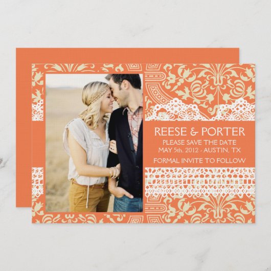 PORTERが日付/写真の発表を保存 セーブザデート (正面/裏面)