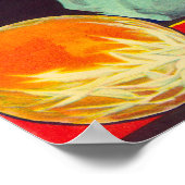 Porter Orange LabelPorterville, CA ポスター (角)