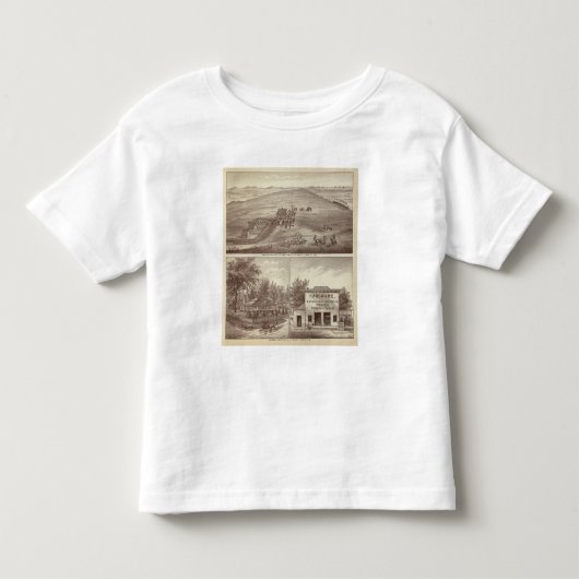 Portervilleの住宅、店 トドラーTシャツ (正面)