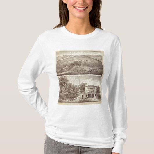 Portervilleの住宅、店 Tシャツ (正面)