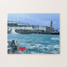 Porthleven Clocktower +魚の彫刻を待つ ジグソーパズル