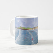 Porthmeorのサーフ コーヒーマグカップ (正面左)