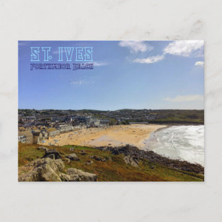 Porthmeor Beach - St. Ives - Cornwall ポストカード