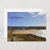 Porthmeor Beach - St. Ives - Cornwall ポストカード (正面/裏面)