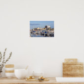 Portixol marina at dusk - Palma de Mallorca ポスター (キッチン)