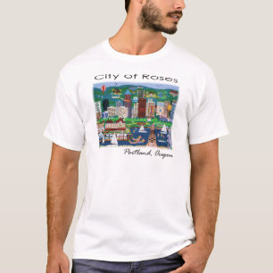 Portland~バラの都市 Tシャツ