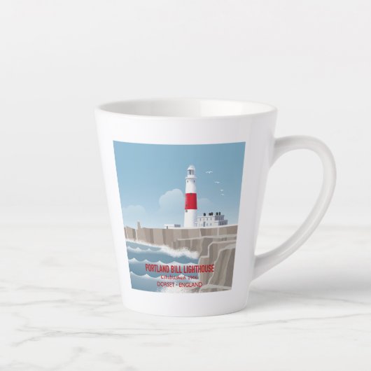 Portland Bill Lighthouse カフェラテマグ (右)