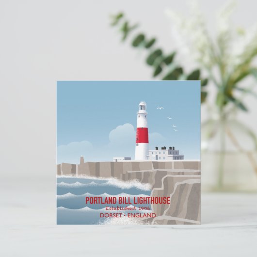 Portland Bill Lighthouse カード (スタンド正面)