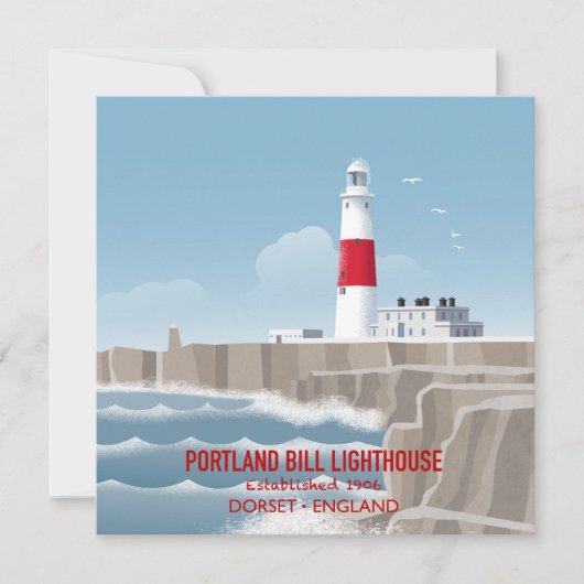 Portland Bill Lighthouse カード (正面)