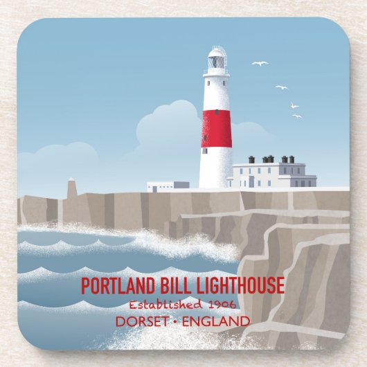 Portland Bill Lighthouse コースター (正面)