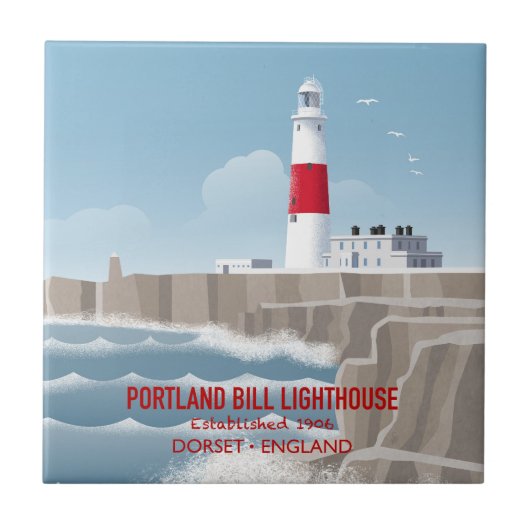 Portland Bill Lighthouse タイル (正面)