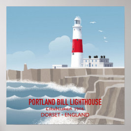 Portland Bill Lighthouse ポスター