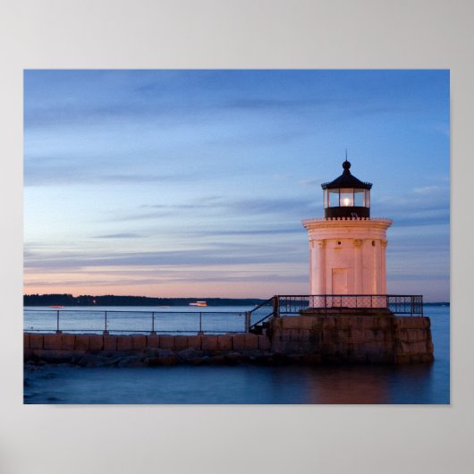 Portland Breakwater Light (Bug Light) 11x14プリント ポスター (正面)