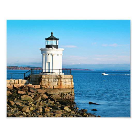 Portland Breakwater Light house, Maine Photo フォトプリント (正面)