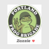 Portland Frog Brigade Sticker シール (シート)