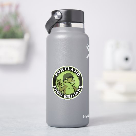 Portland Frog Brigade Sticker シール (HydroFlask)