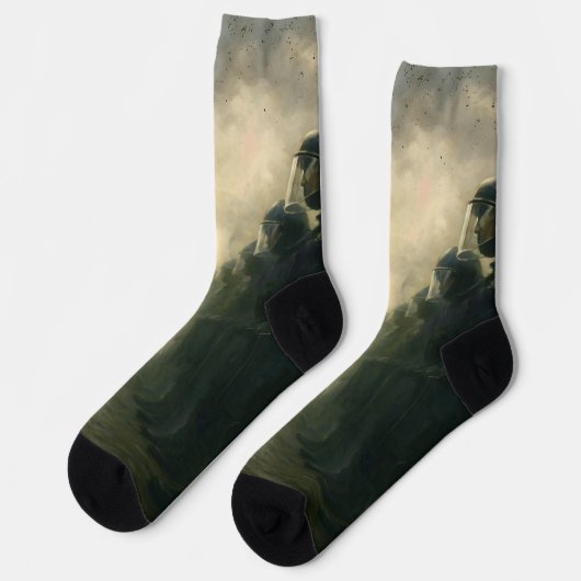 Portland Frog Protest ソックス (左)