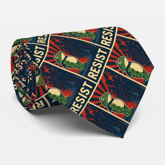 Portland Frog Protest ネクタイ (ロール)