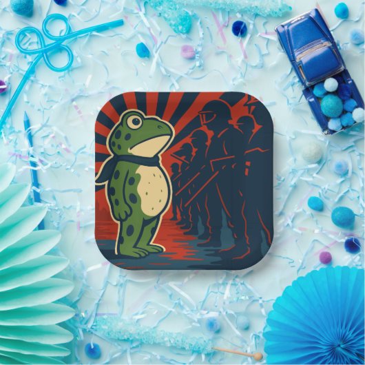 Portland Frog Protest ペーパープレート (パーティー)